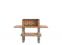 Ref. 121 Normal - 150 cm x 57 cm x 115 cm, LxWxH | Grill 60 cm x 40 cm, LxW | 300 kg